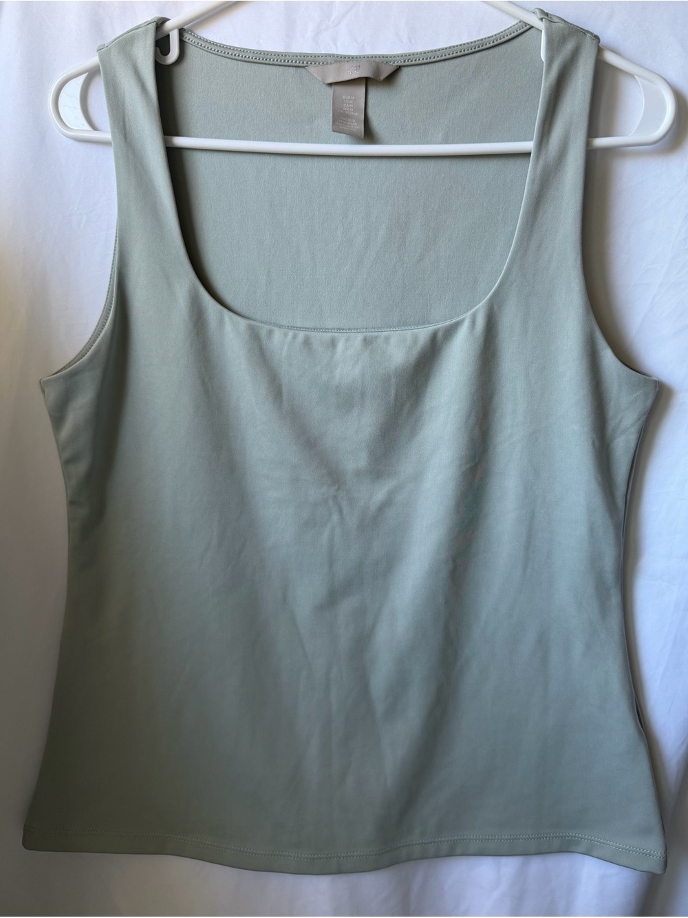 H&M Sage Green Scoop Neck Tank Top